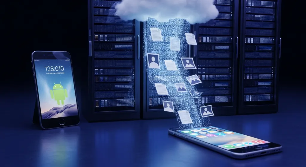 Ekstrakcja danych przez instancje chmurowe Google i iCloud